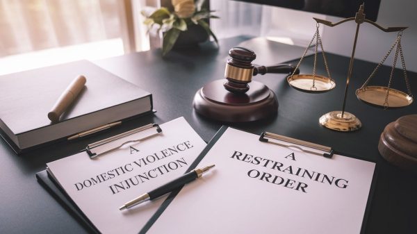 domestic violence injunction vs restraining order min